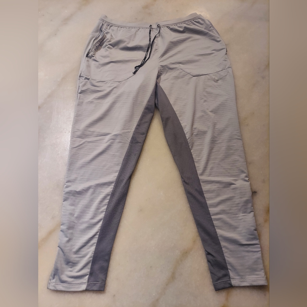 Nike Dri Fit Phenom Running Pants Grey